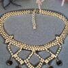 Collar de rodio, circonitas y cristal de la marca (Asfour Crystal) - Imagen 2