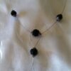 Collar de rodio y cristal - Imagen 2