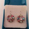 Pedientes de plata y cristal - Imagen 2