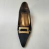 Zapato fiesta de terciopelo y piel - Imagen 3