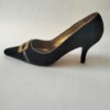 Zapato fiesta de terciopelo y piel - Imagen 4